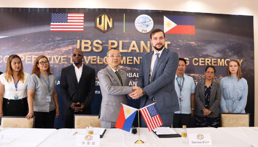 UN GLOBAL与栢灏控股集团正式签约，共建“IBS星球数字资产自贸区”
