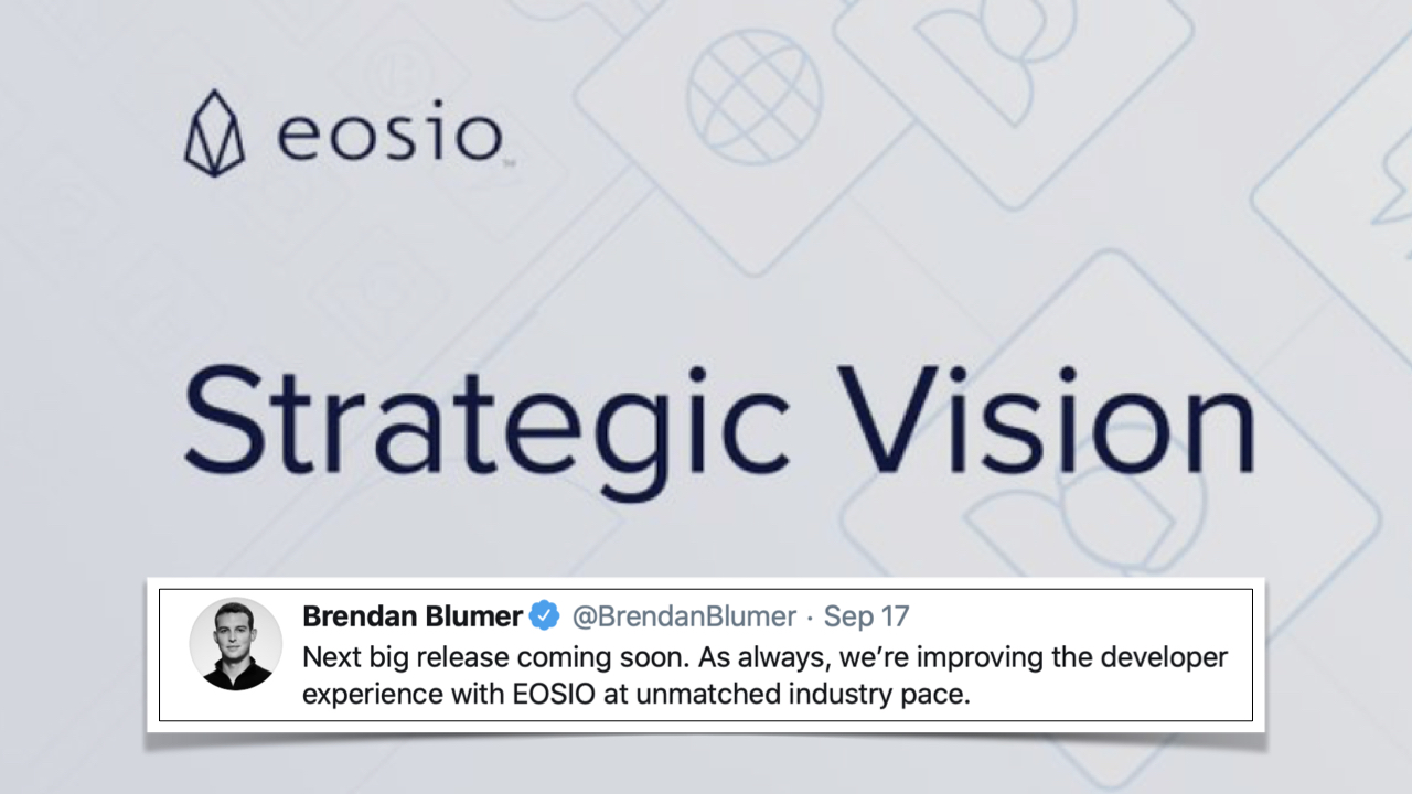 【路印协议】默燃周报｜Block.one CEO 预告新版 EOSIO 路线图即将公布-区块链315