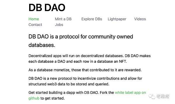 DB DAO 欲打造加密世界的维基百科-iNFTnews